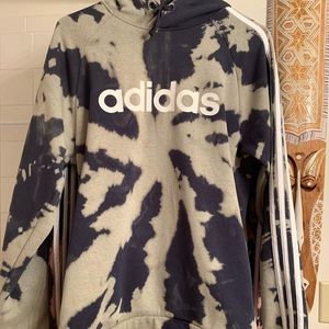 Tie dyed Adidas sweatshirt